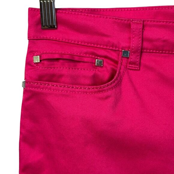 Roberto Cavalli Bright Pink Jeans Authentic Made in Italy Size 44 Straight Leg - Picture 5 of 12